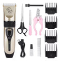 Kit cortadora de pelo inalámbrica para mascotas